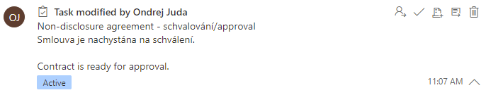 Approval