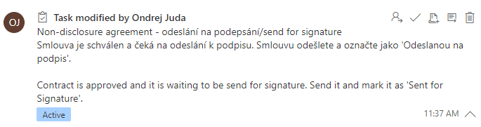  Send for Signature