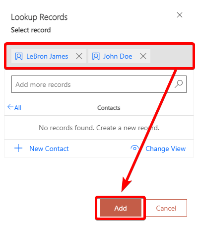 Add existing records