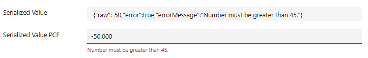Invalid input in Dynamic Attribute