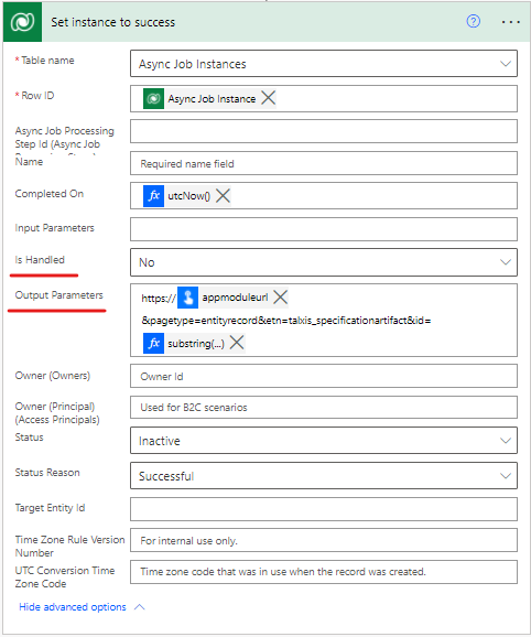 Async Jobs Flow Redirect Example